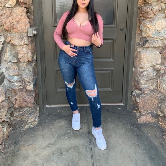 Blush long sleeve top - Picture 2 of 2